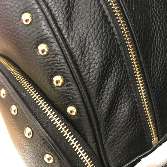 NWT Michael Kors black leather bag - Picture 2 of 5